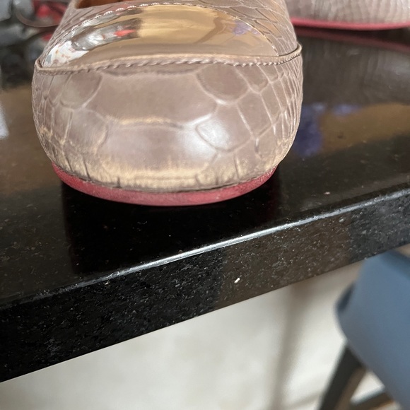 FitFlop, very good condition, animal print Brown Leather Slip-on Ballet flat - Picture 12 of 16